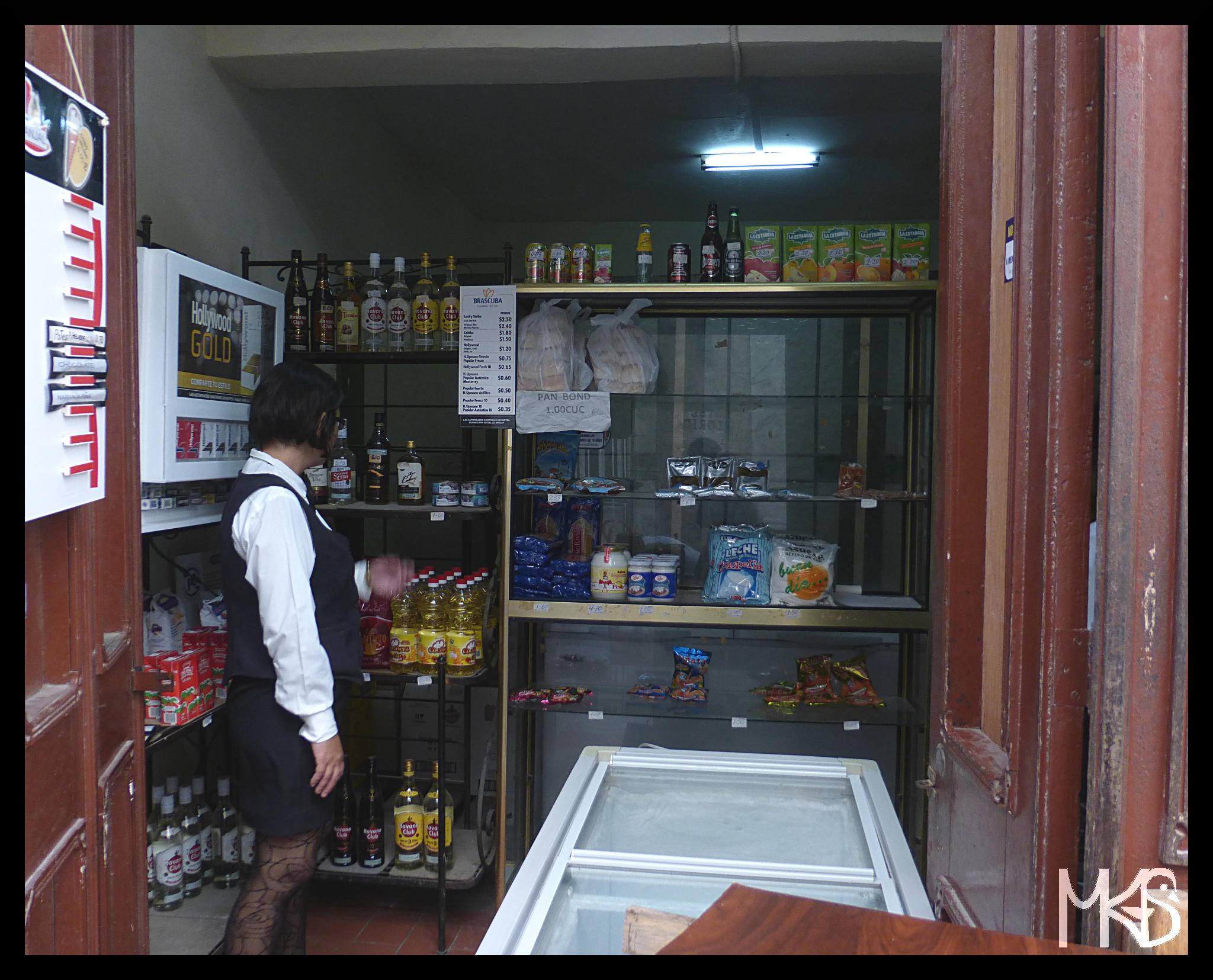 Typical shop in Havana, Cuba