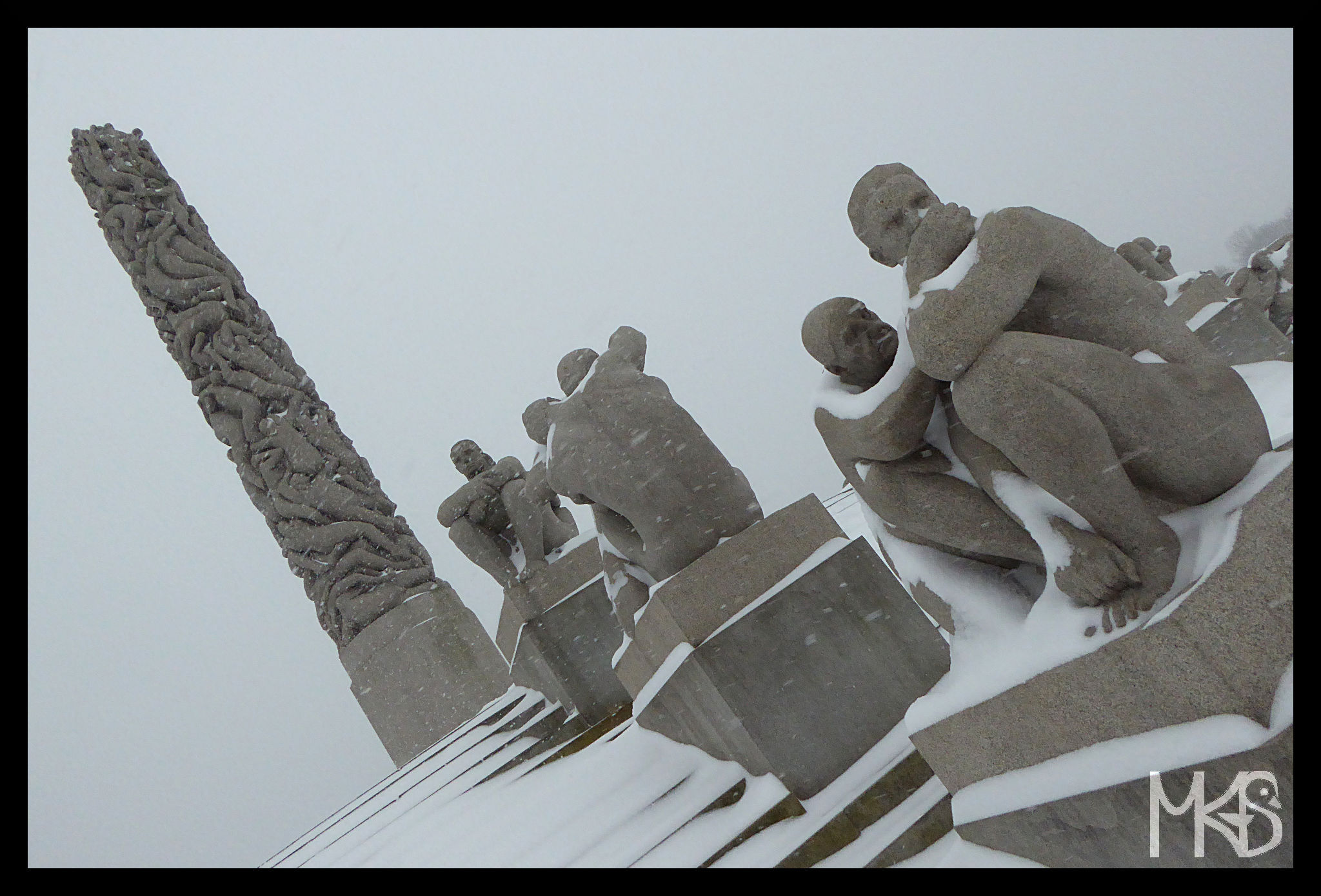 The monolith, Frogner Park, Oslo, Norway