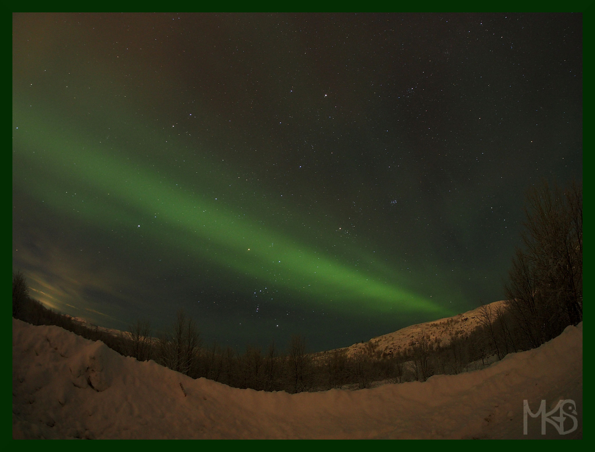 Northern lights, Kirkenes, Norway