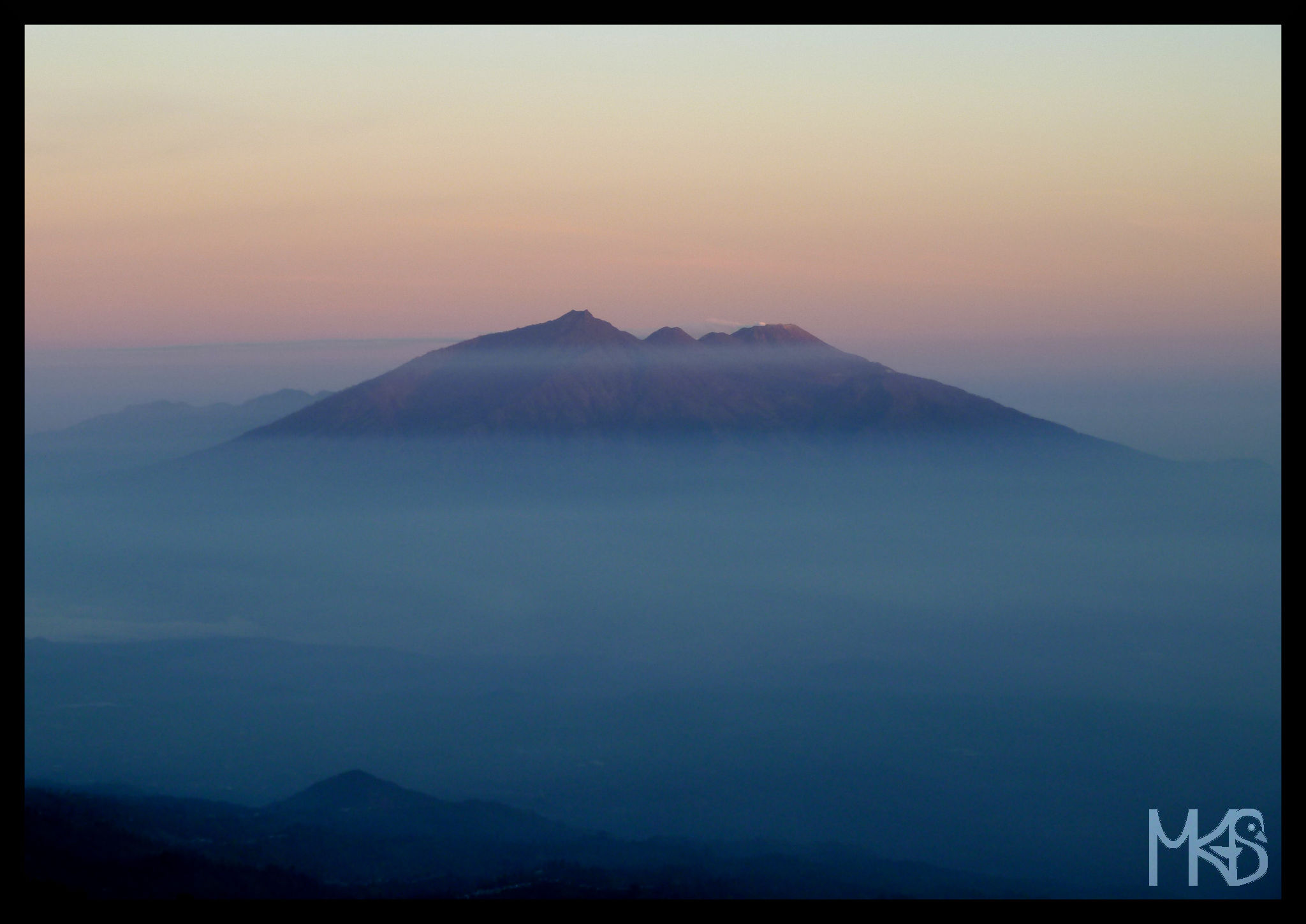 Sunrise nearby Mt. Bromo