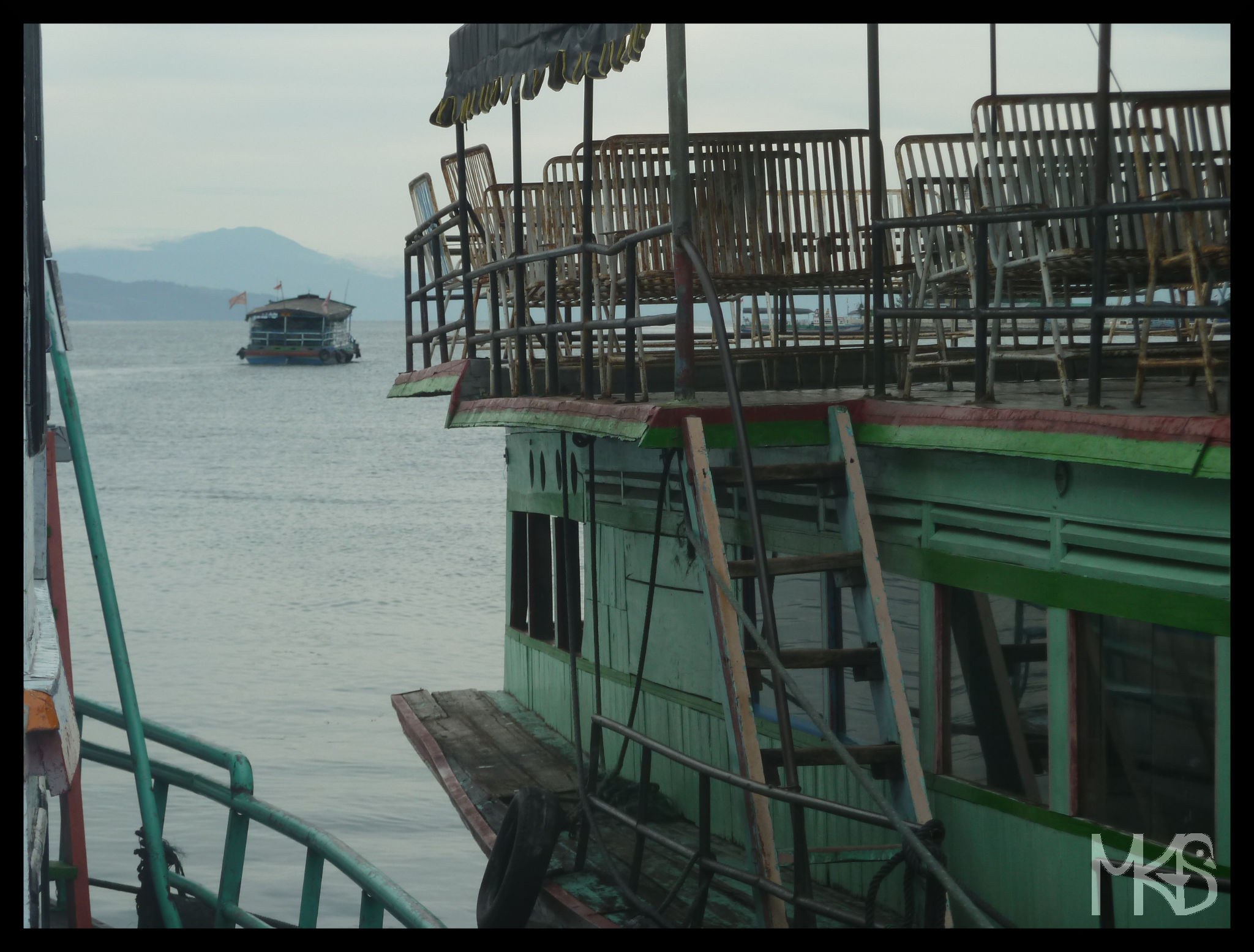 Ferry on Lake Toba