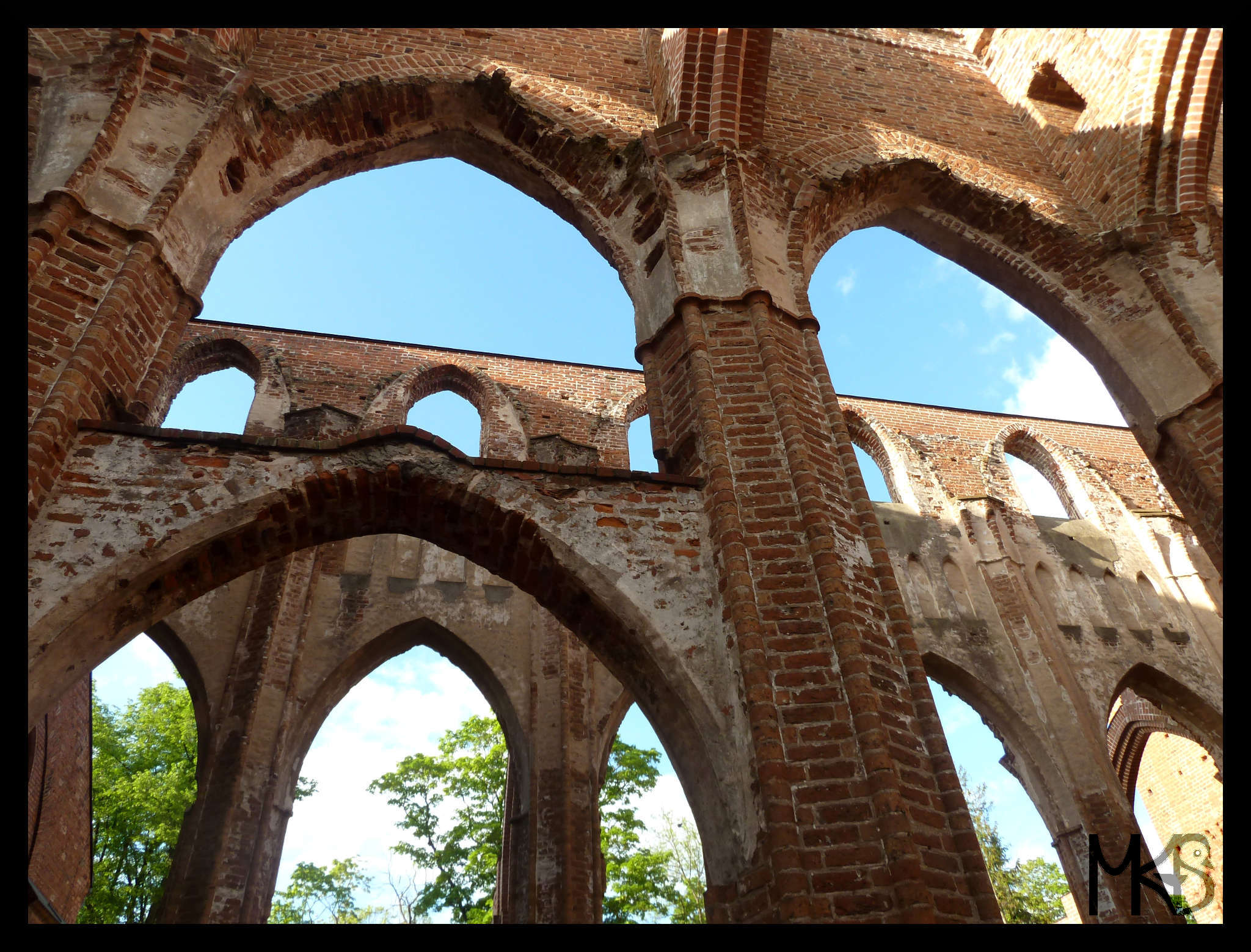 Cathedral ruins in Tartu, Estonia